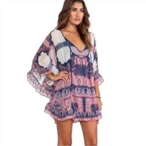 {Free People} Marla Dreams butterfly cape dress, size S
